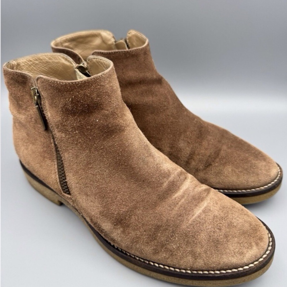 Women's Italian Suede Ankle Booties